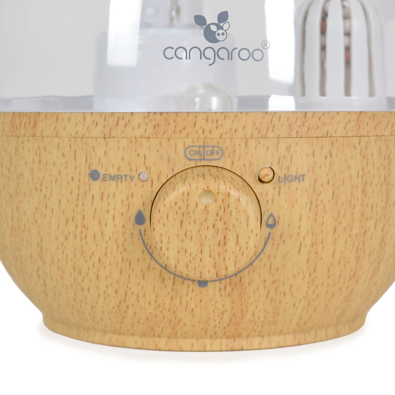 Cangaroo Ultraschall-Luftbefeuchter Skye Holzoptik Kühlnebelbefeuchter 2,5 Liter beige