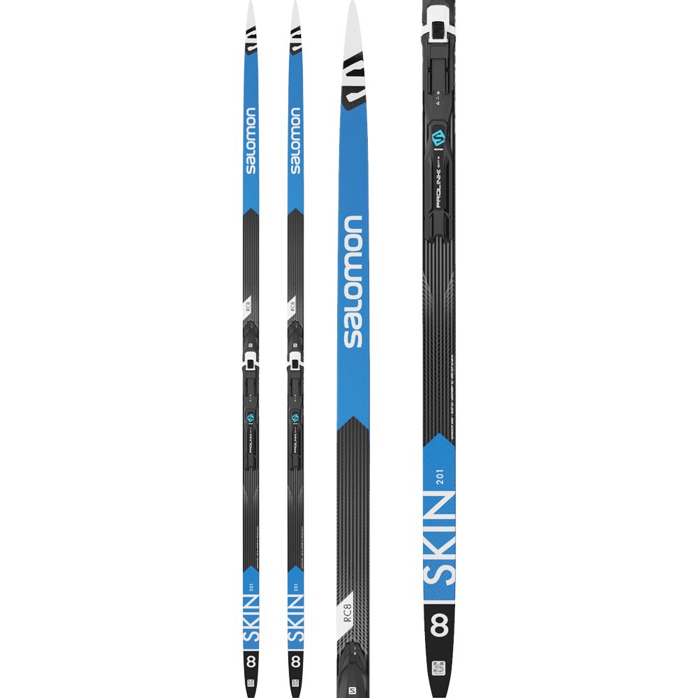 Salomon RC 8 eSkin 23/24 Hard Langlaufski Classic inkl. Bindung