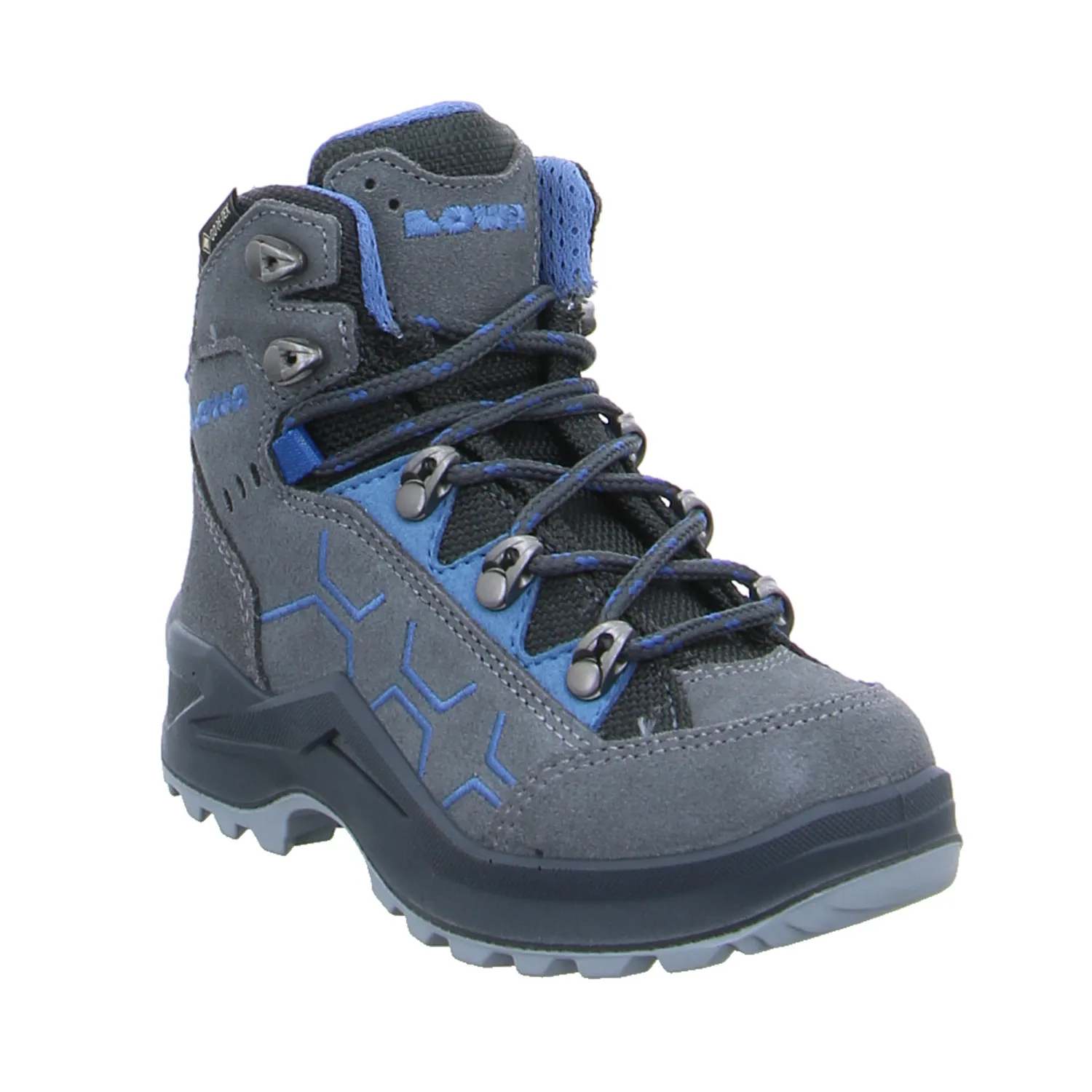 LOWA Kinder-Wanderschuhe Anthrazit Leder