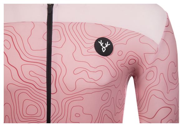 Maillot Manches Courtes LeBram Grand Ballon Rouge Coupe Ajustée
