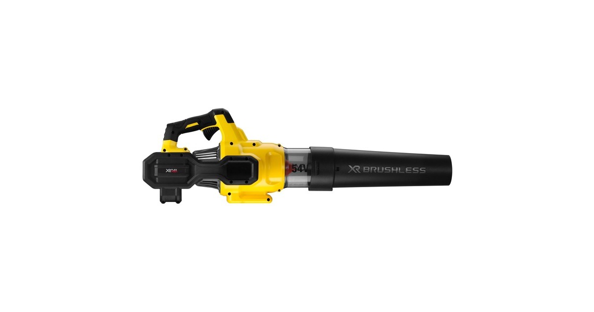 DEWALTDCMBA572N-XJ 54V XR FLEXVOLT Axial Blower bladblazer  (Geel/zwart, Accu en oplader niet inbegrepen)