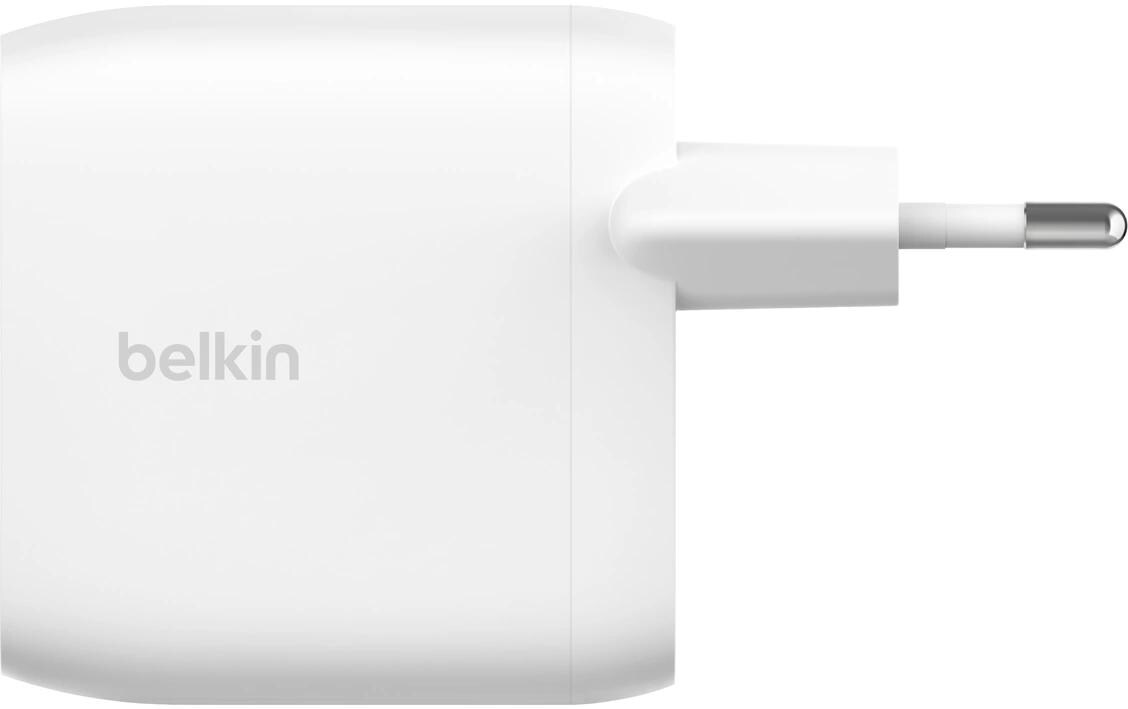 USB-Wandladegerät Dual USB-C WeissUSB-C Ladegerät mit zwei Anschlüssen und PPS 60 W