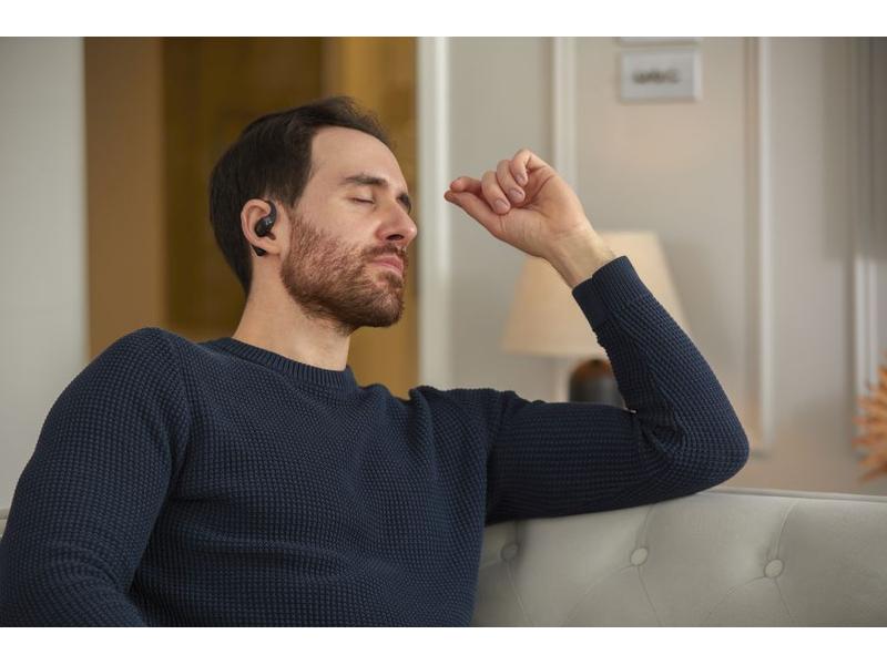 Shokz Wireless In-Ear-Kopfhörer OpenFit Schwarz Open-Ear Design für den ultimativen Komfort