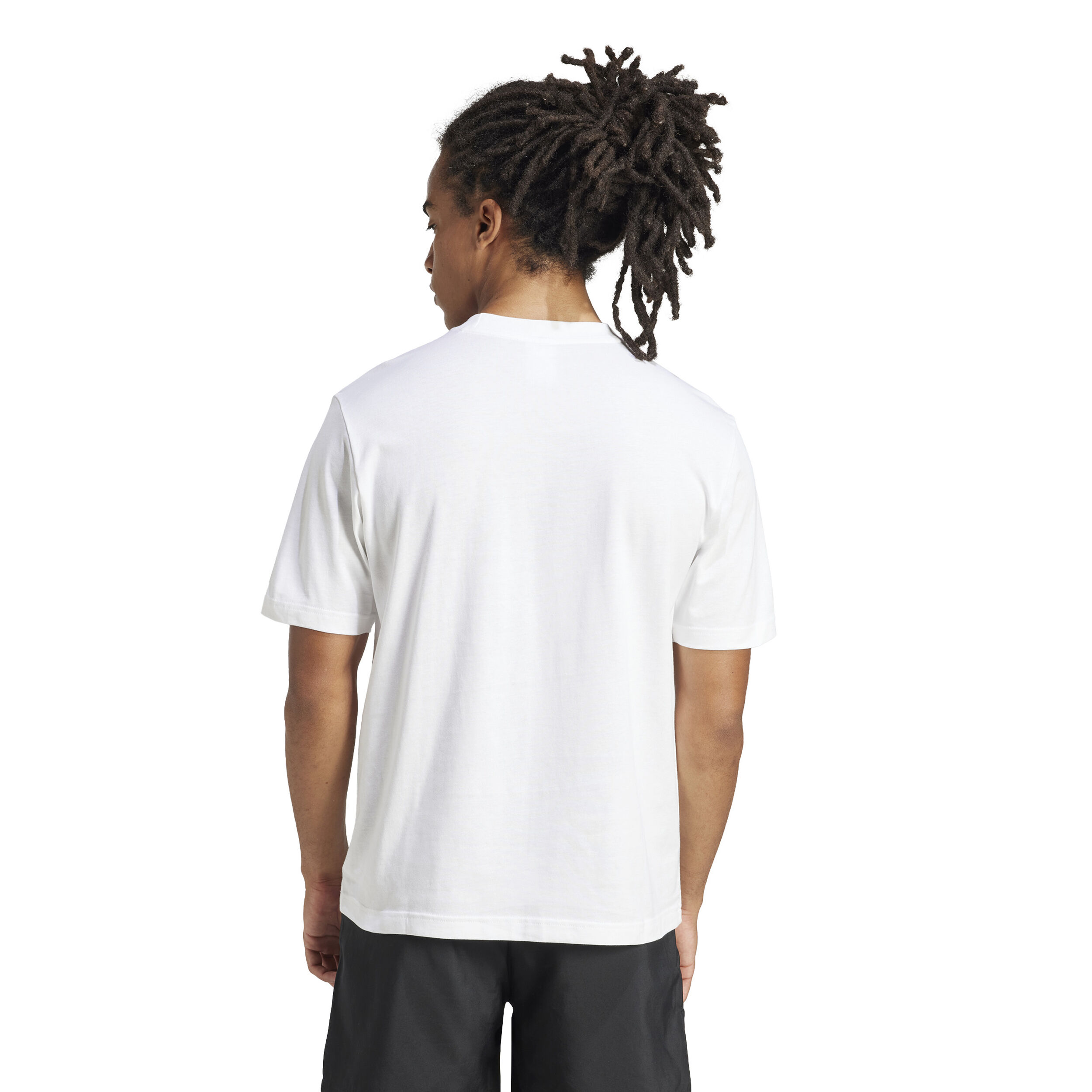 adidas Essentials Small Logo T-shirt Hommes - Blanc