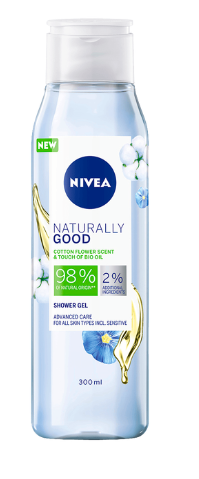Nivea Naturally Good Cotton Flower Douchegel 300ml
