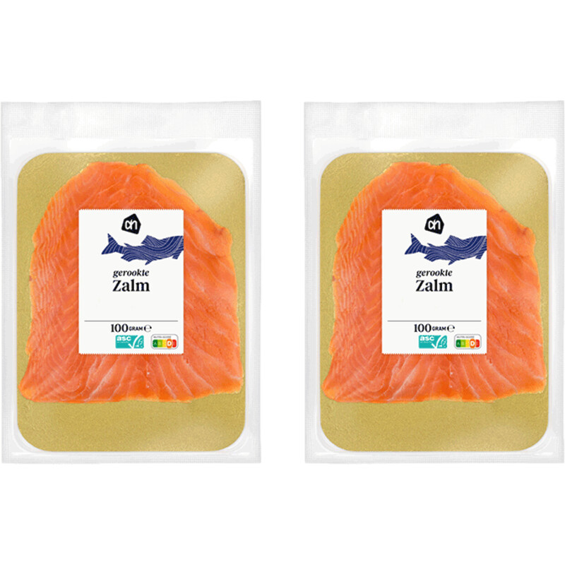AH Gerookte zalm 2-pack