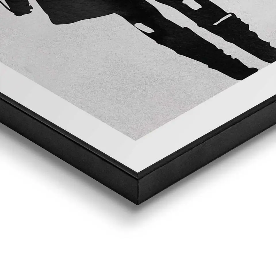 Set poster met lijst - Street Art Banksy