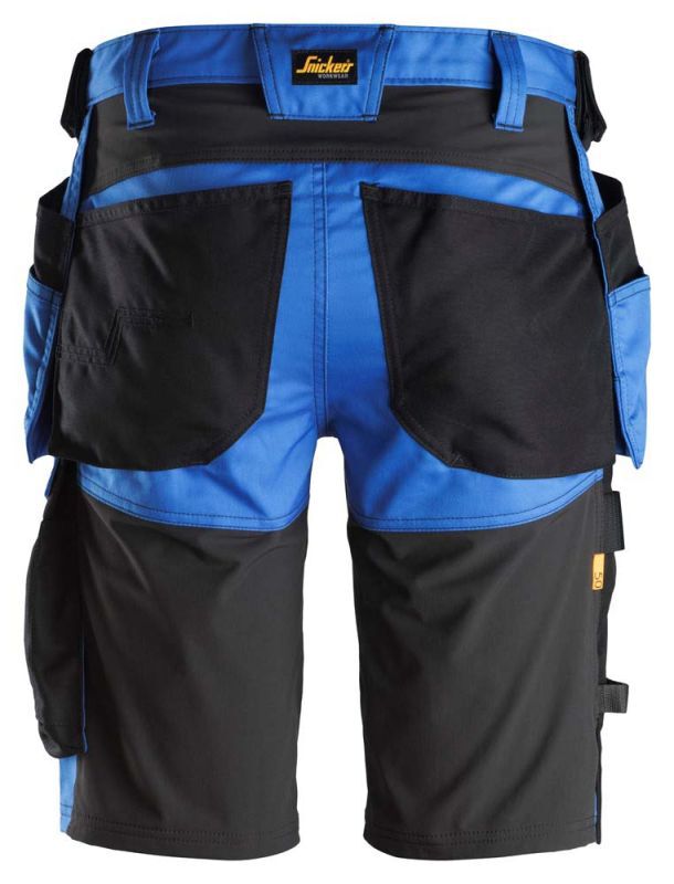 Snickers AllroundWork 6141 Stretch - Korte werkbroek - Blauw - 50
