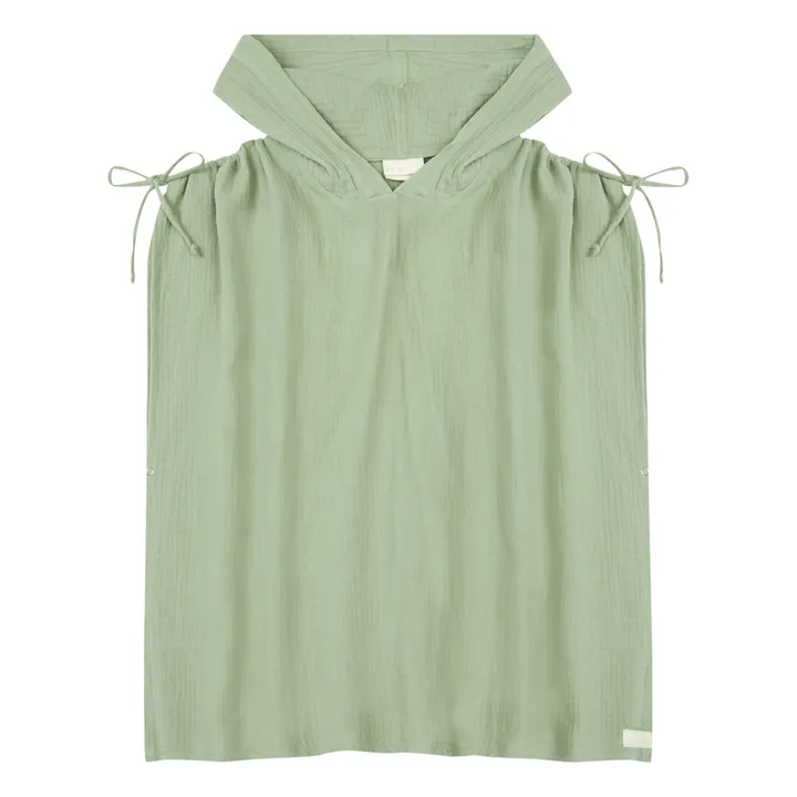 Ina Swim Poncho Gaze de Coton Lepos | Sauge