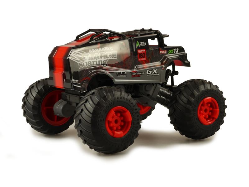Amewi Monster Truck Crazy SXS13 Rot, 1:16, RTR Ferngesteuerter Monstertruck
