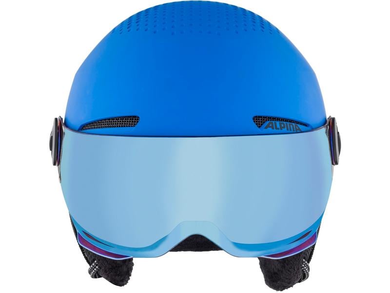alpina Helm Zupo Visor Q-Lite Blau, S Kinder-Hartschalenhelm