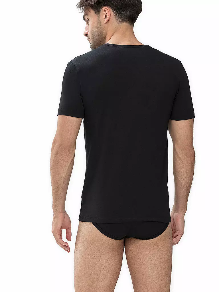 MEY T-Shirt Cotton Dry schwarz