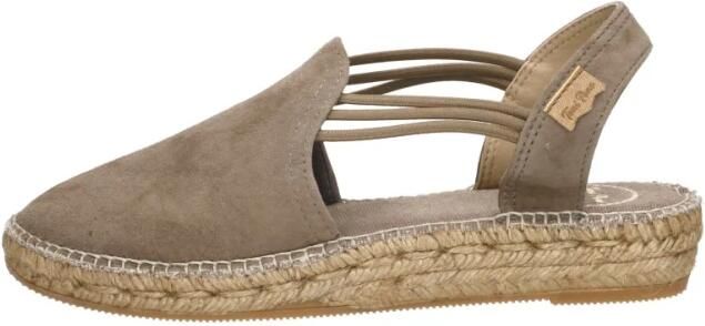 Toni Pons Nuria Espadrilles Taupe Dames Espadrilles