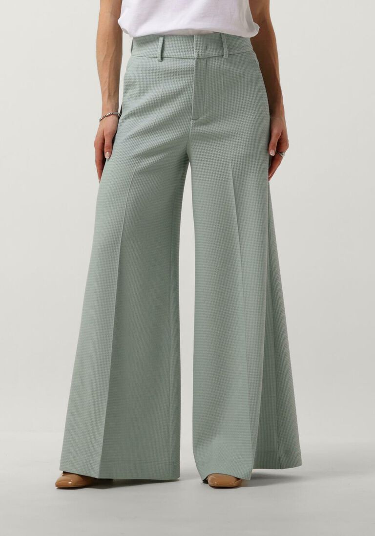 VANILIA mint vanilia pantalon wafel tailored wide flair