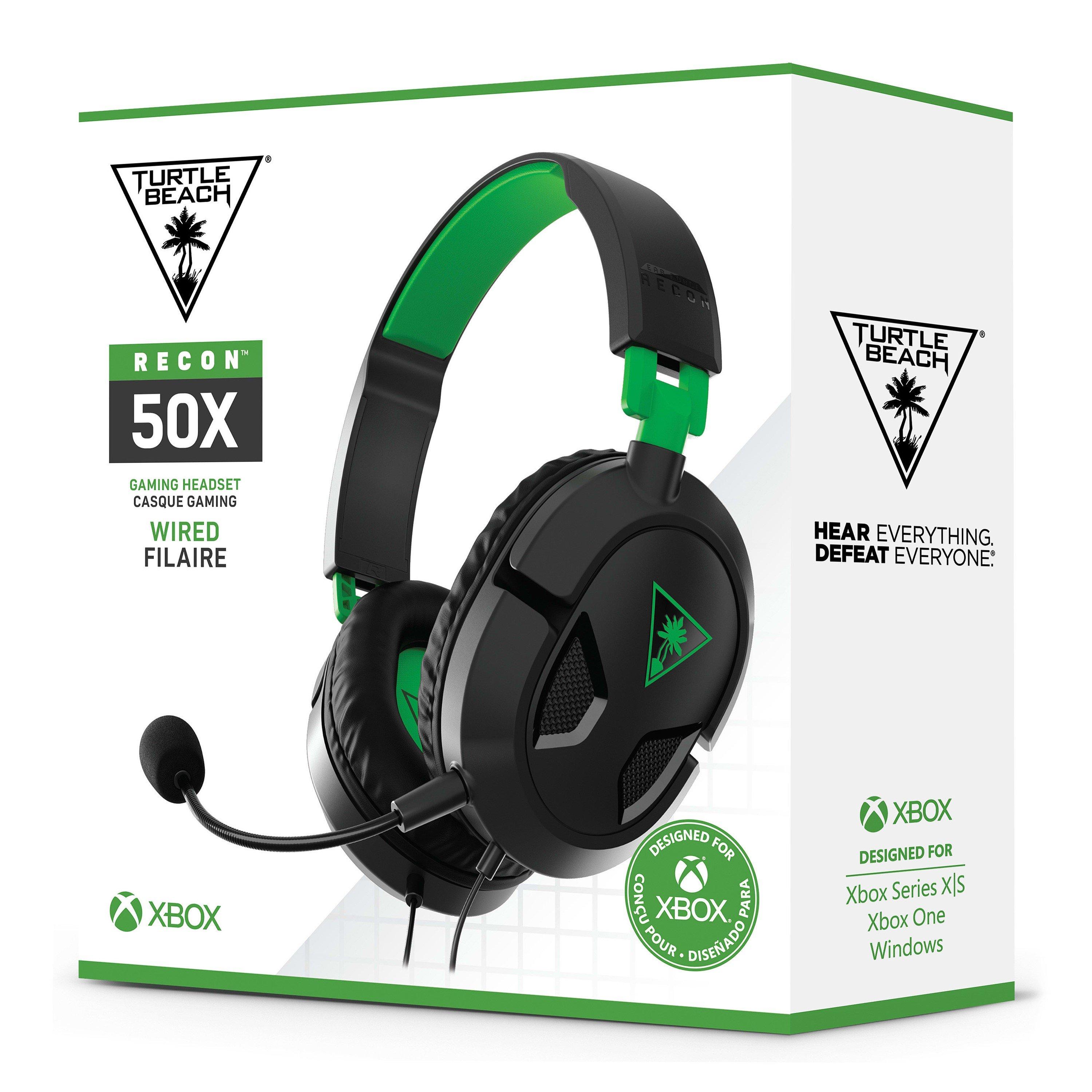 Turtle Beach GAME Recon 50X Xbox PS5 PS4 PC Gaming Headset – Black