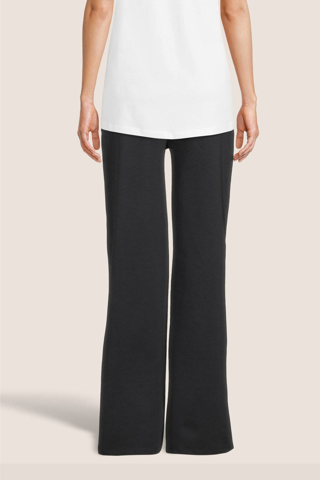 LOVE2WAIT low waist loose fit broek donkerblauw