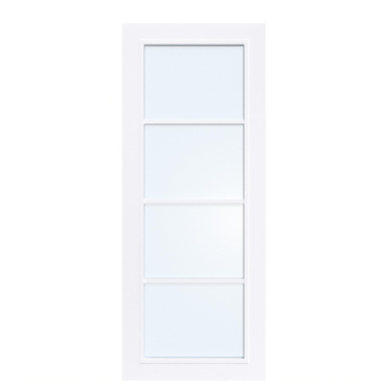 Arne & Bodil binnendeur ABD524 blank glas - extra wit afgelakt - glaslat extra wit