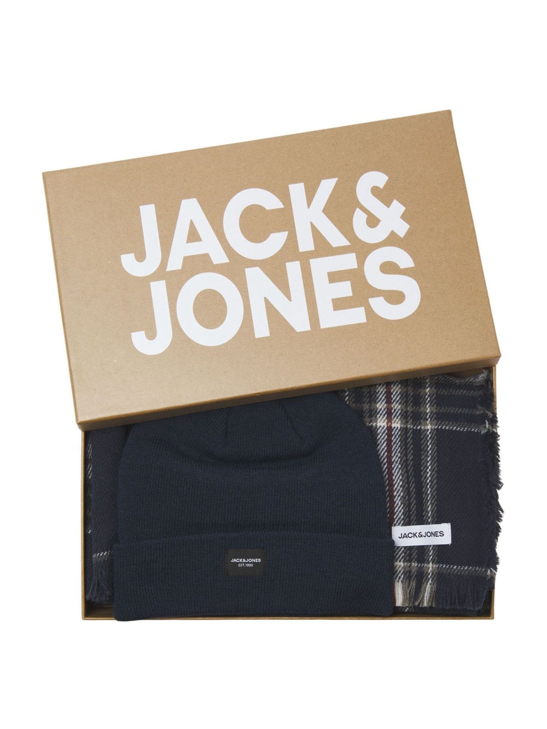 Blauw - JACK & JONES Hat & Scarf Set