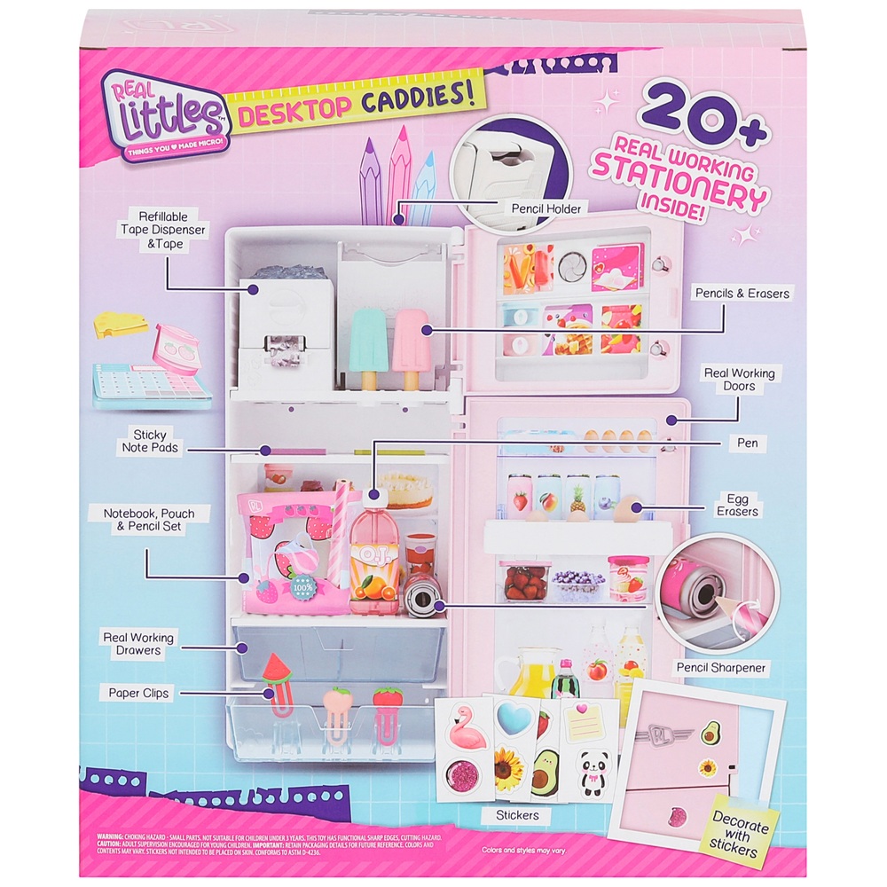 Real Littles Desktop-Caddies – Mini-Kühlschrank