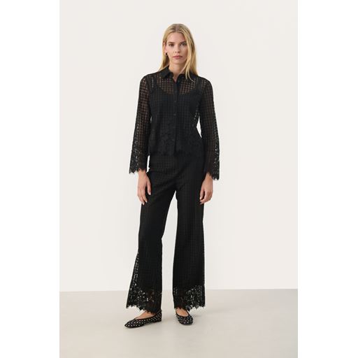 Part Two MariettaPW Skjorte, Black, 44