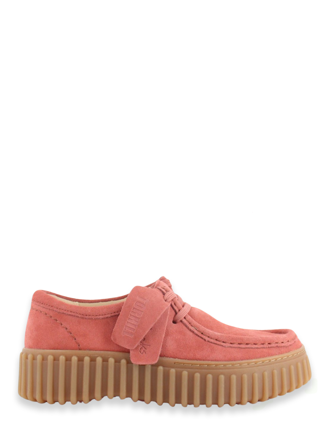 clarks Derby Femme Torhill Bee Dusty Rose Nubuck