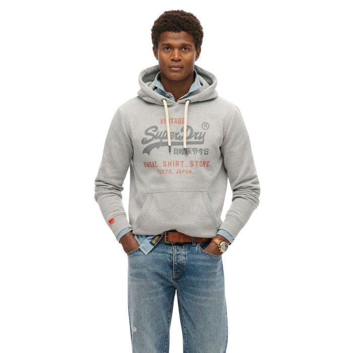 Superdry Vintage Logo Heritage Relaxed Hoodie Heren