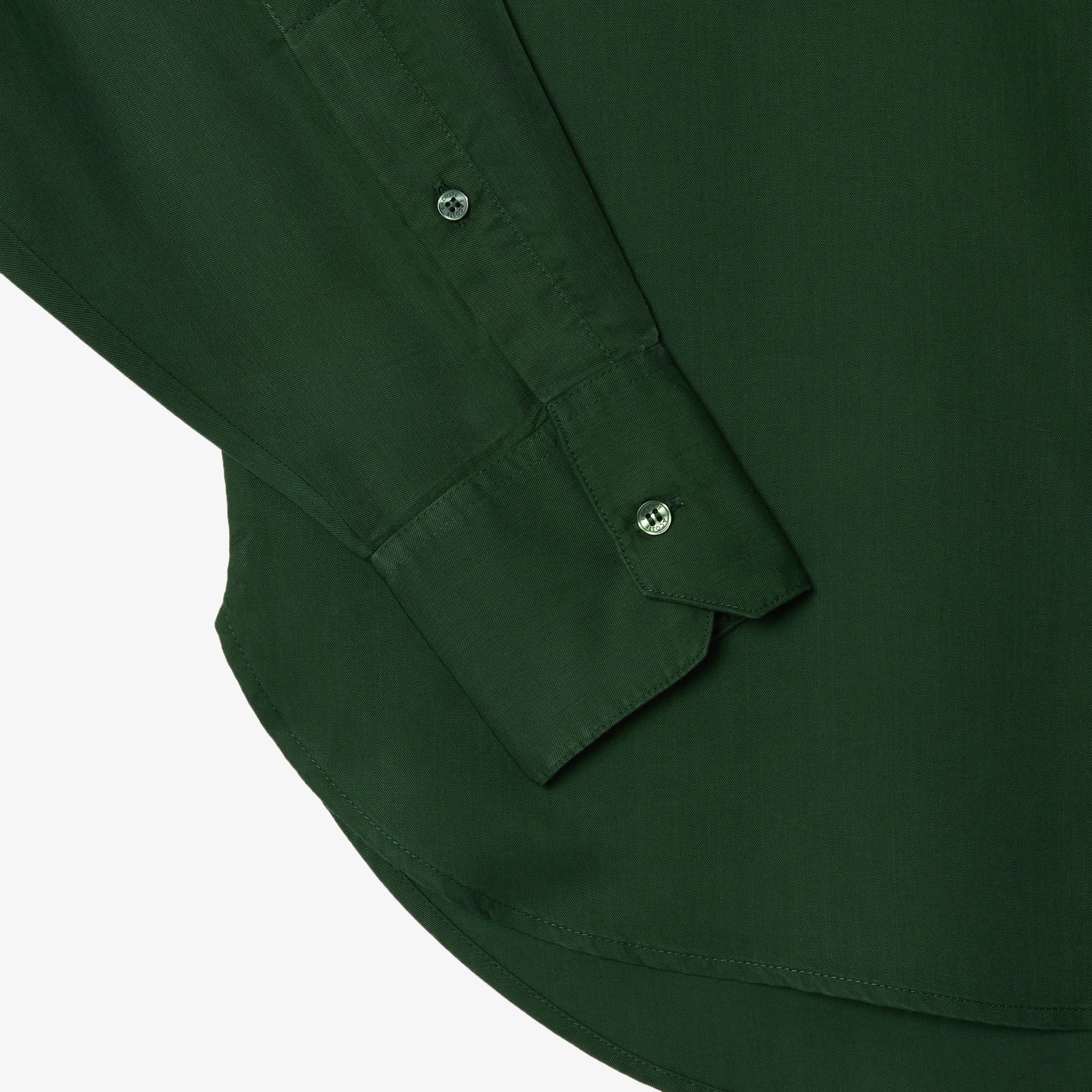 Chemise fluide oversize en lyocell Chemises & Hauts - Vert - Lacoste - Femme