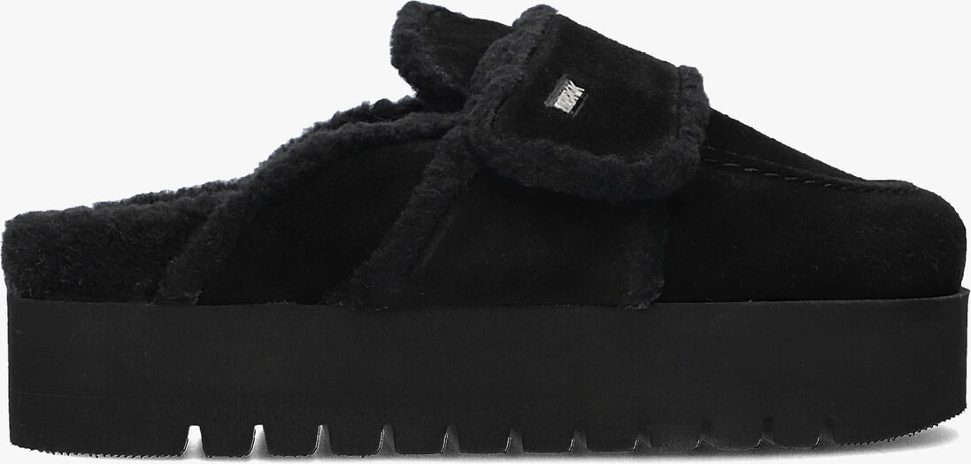 zwarte nubikk instappers teddy fur