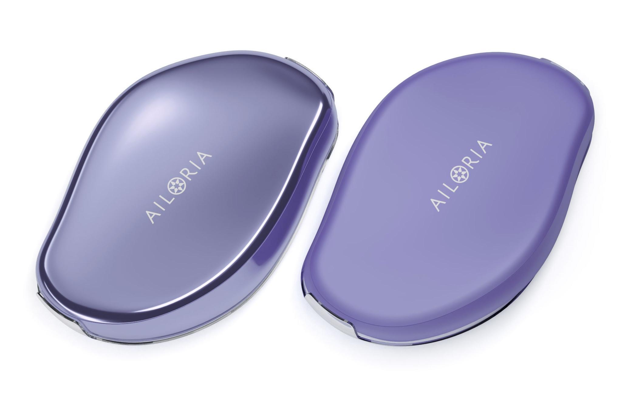 Hornhautentferner Glide & Glow Collection Glissette VioletHaar und Doucette Pro