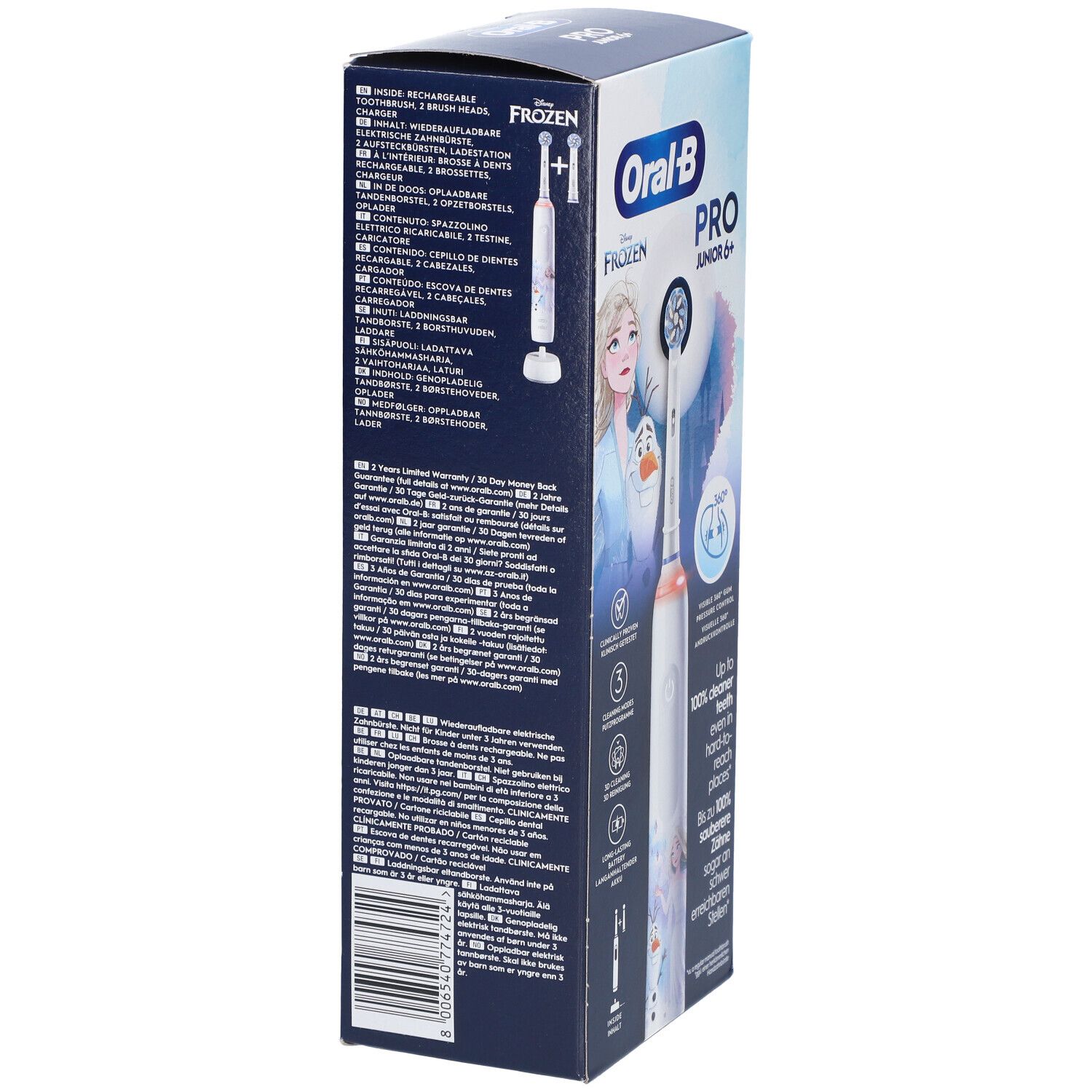 Oral-B JUNIOR PRO FROZEN Kinderzahnbürste