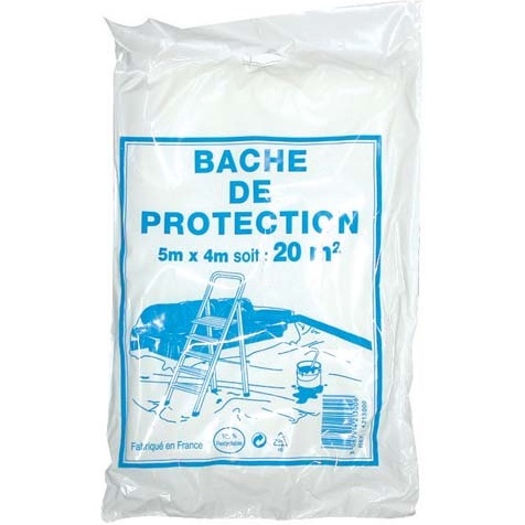 Bâche de protection 4x5 m polypropylène A