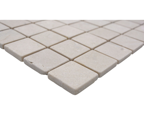 Natuursteenmozaïek Botticino beige 30,5x30,5 cm