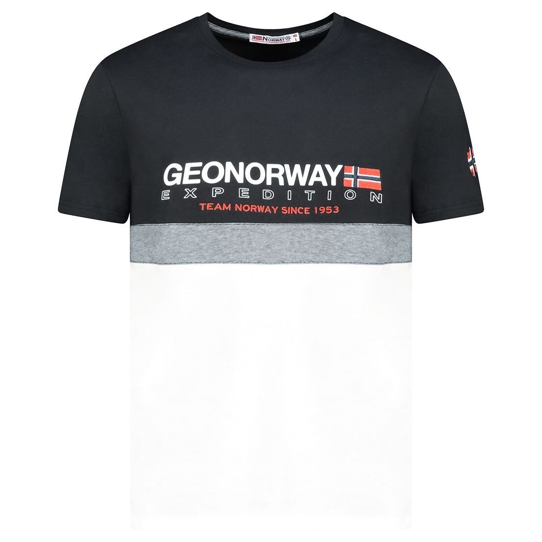 NORUEGA GEOGRÁFICA<br>Camiseta de manga curta Jdouble