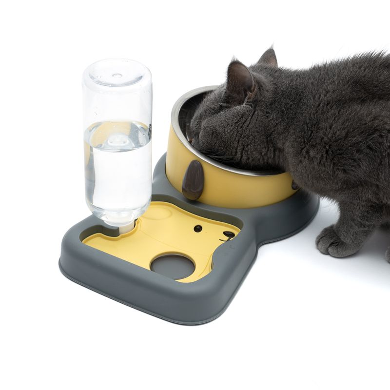Distributeur d'eau et de nourriture 2-en-1 TIAKI