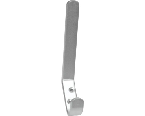Jashaak, 1 haak, geanodiseerd aluminium, L x B x H 145/20/95 mm