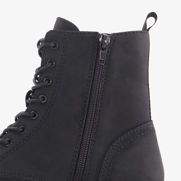 Blue Box dames veterboots zwart