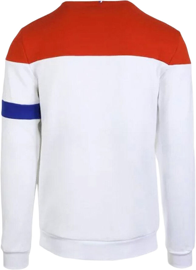 Le Coq Sportif Tri Crew Sweatshirt Hvid