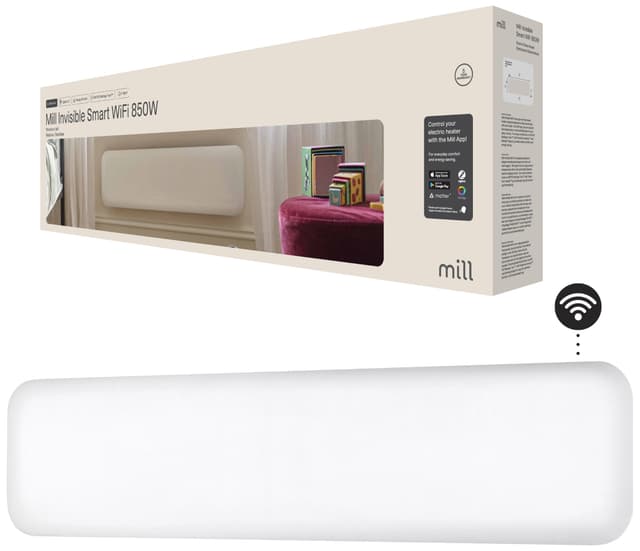 Mill Invisible Wi-Fi Gen 4 panelvarmer PA850LWIFI4 (hvid)