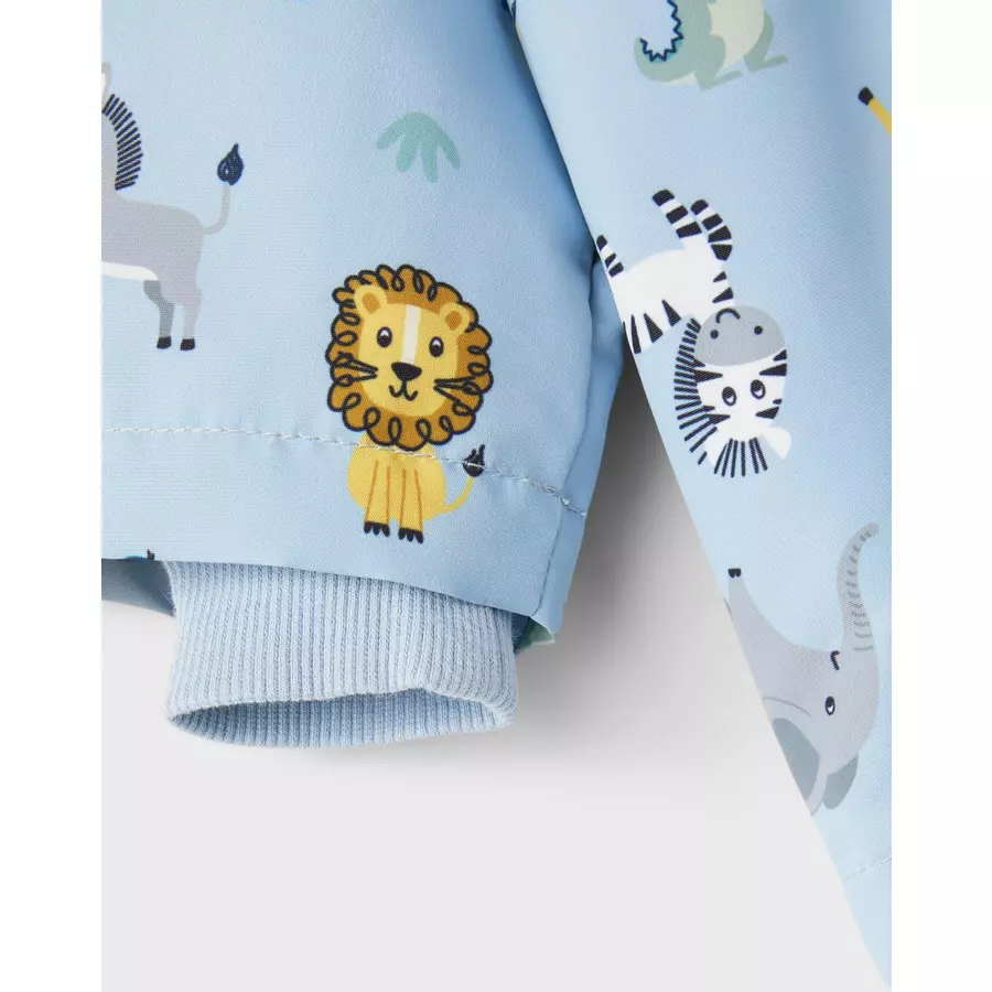 name it Jacke Nbmmax Safari Animals Blue Fog