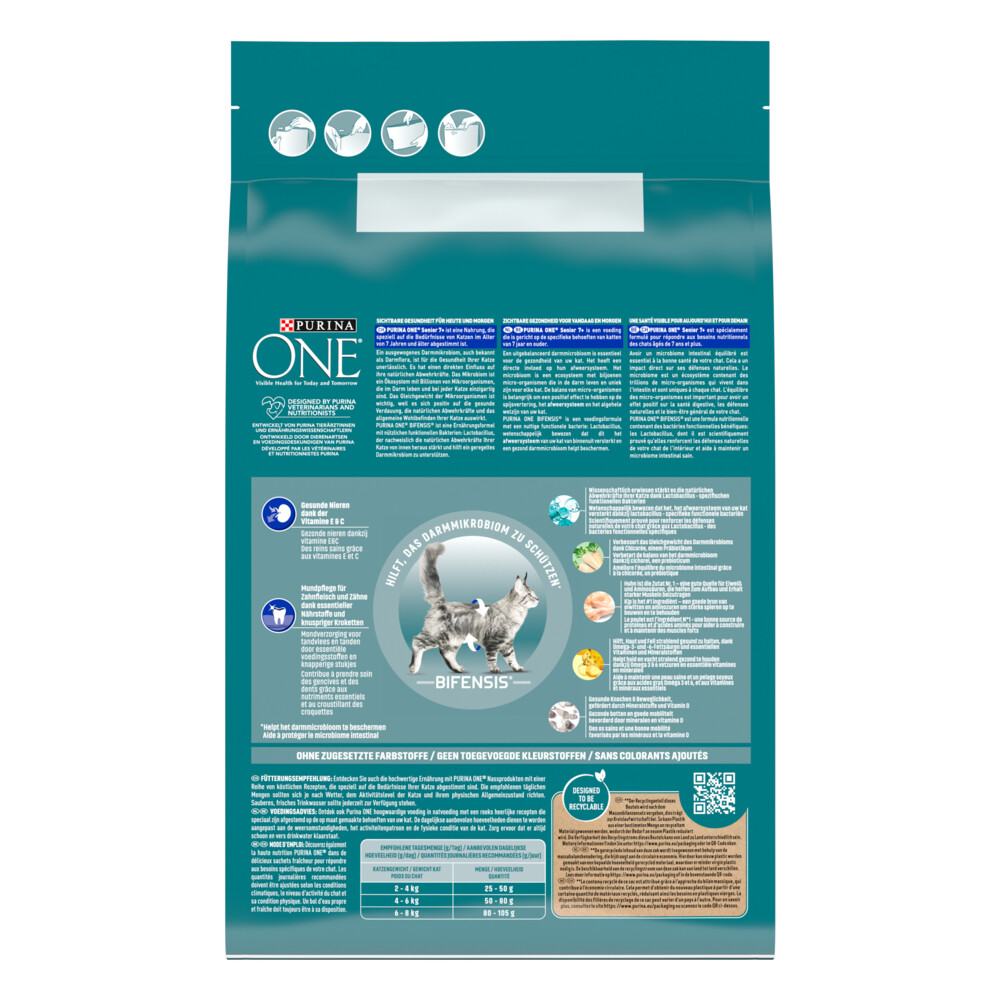 Purina ONE Senior Kip - Volkoren Granen3 kg