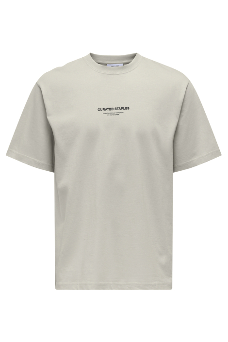 Only & Sons beige heren t-shirt