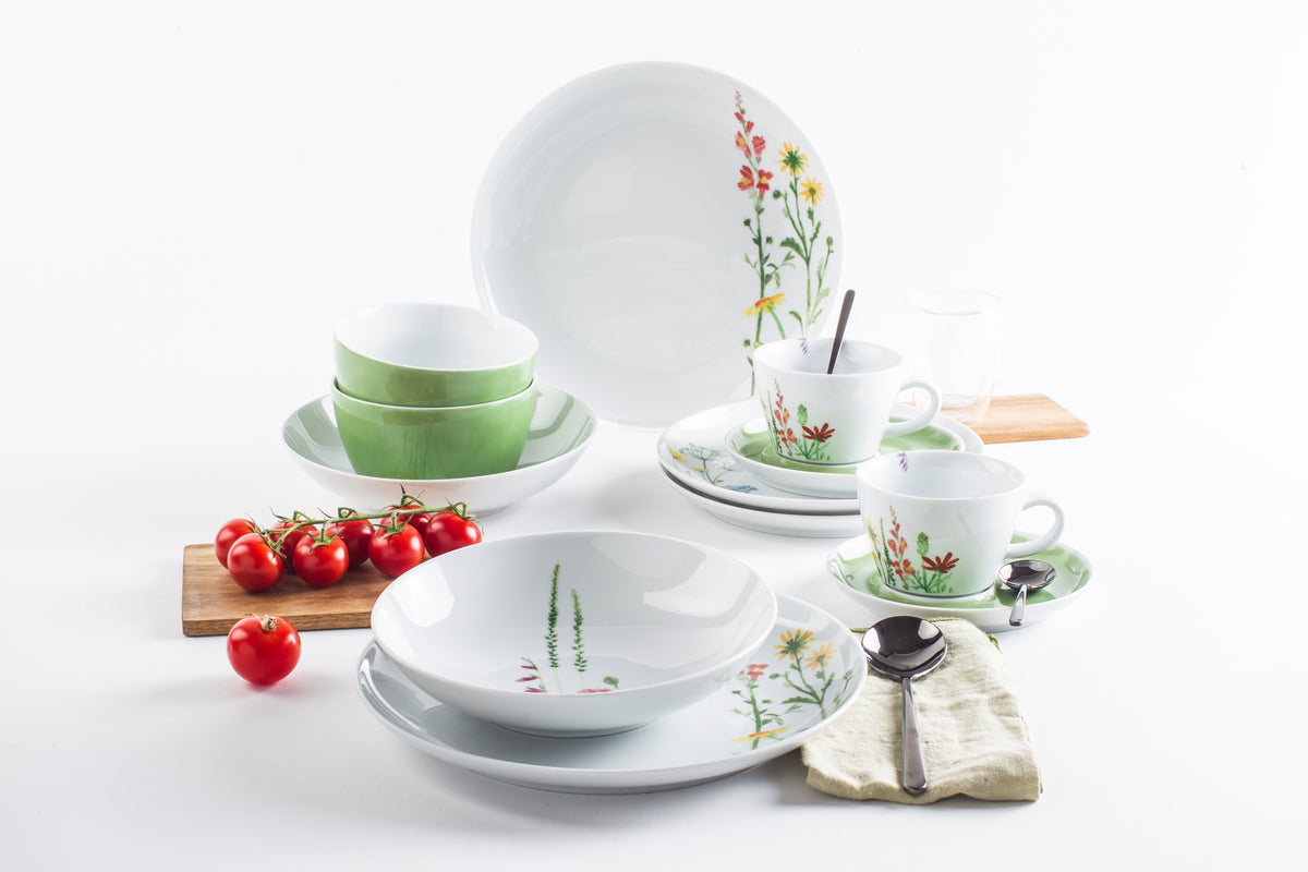 KAHLA Five Senses Wildblume Design 2 Go Set 12tlg. Wildblume rot\/gelb
