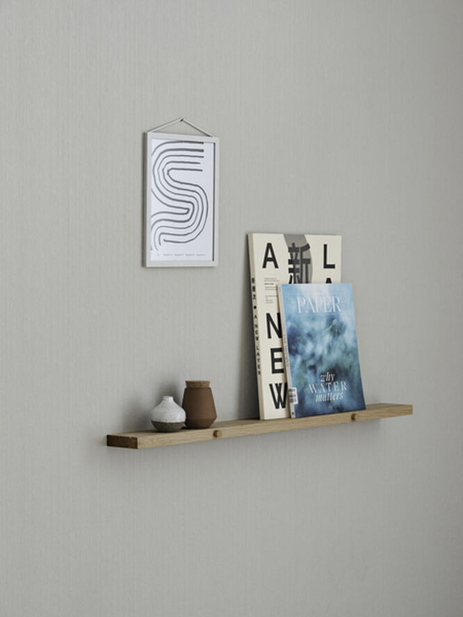Moebe Gallery Shelf, 70, Oak 100% Oak