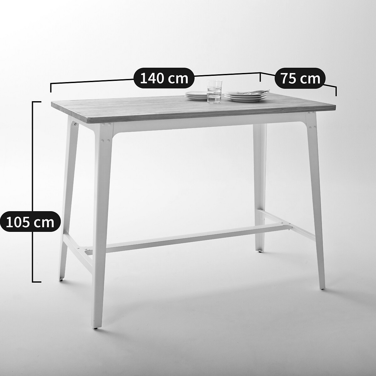 LA REDOUTE INTERIEURS<br>Mesa alta, Hiba