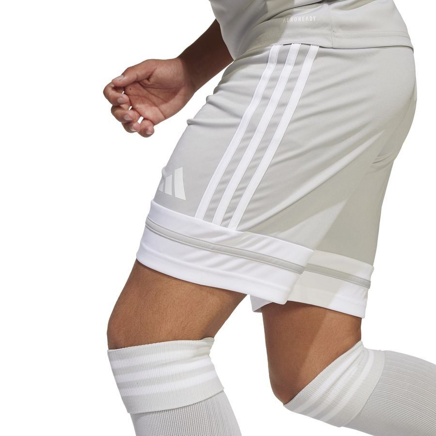 adidas Squadra 25 Short - Gris/Blanc Enfant