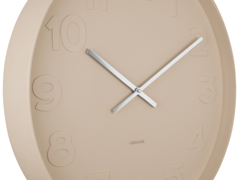 Wall Clock Mr. Brown Numbers Large