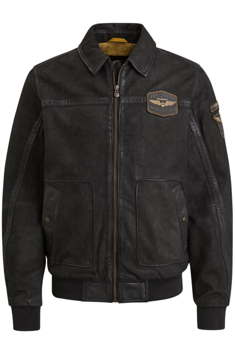 PME legend zwarte heren leren jas
