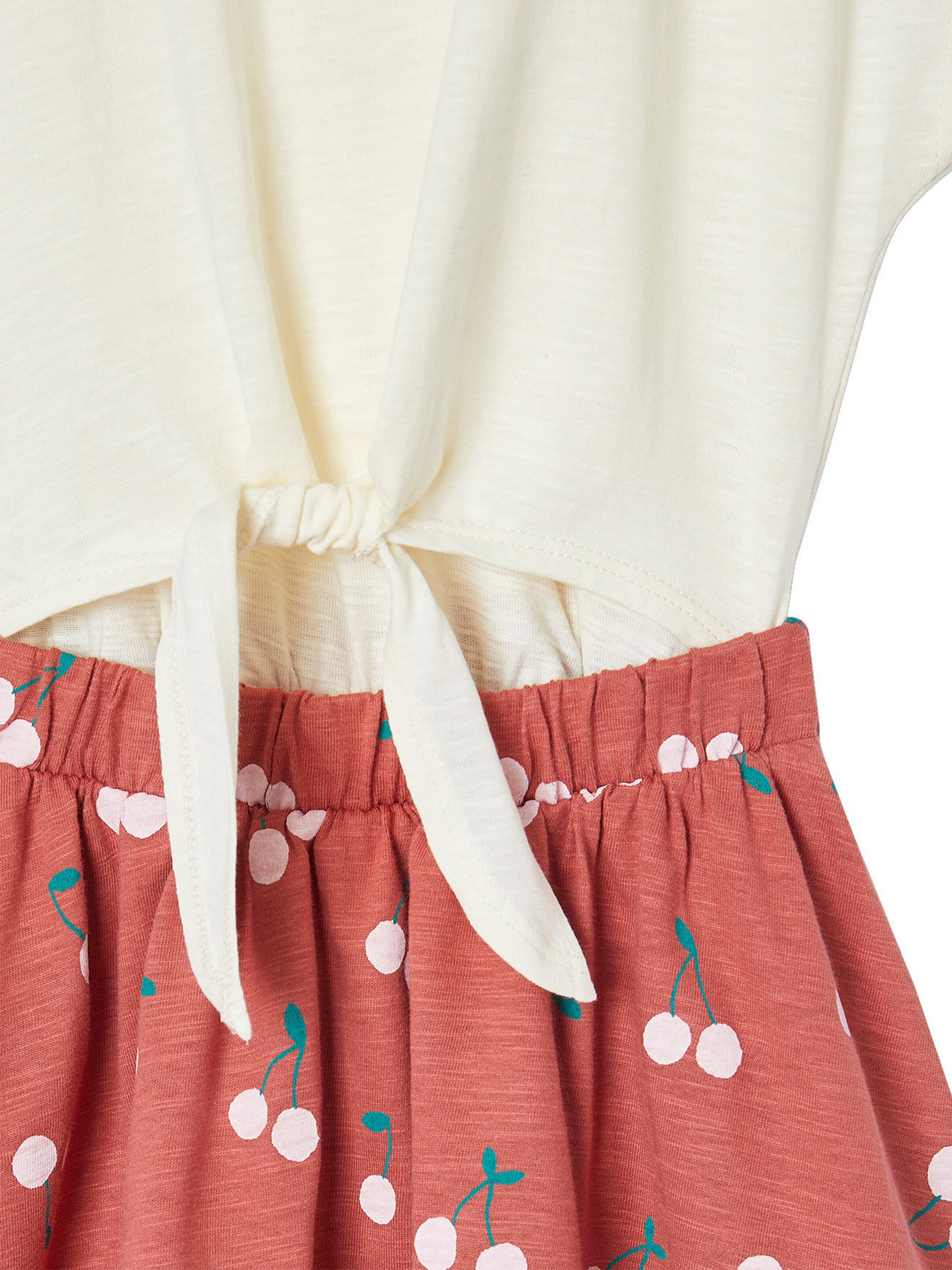Vertbaudet Mädchen 2-in-1-Kleid wollweiß
