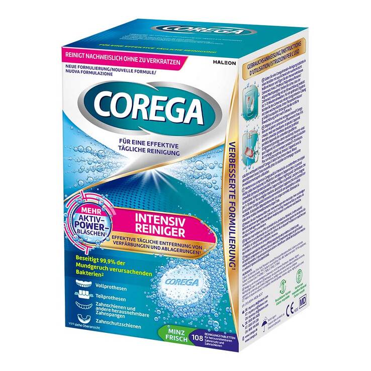 Corega Tabs Intensiv Reiniger, 108 St