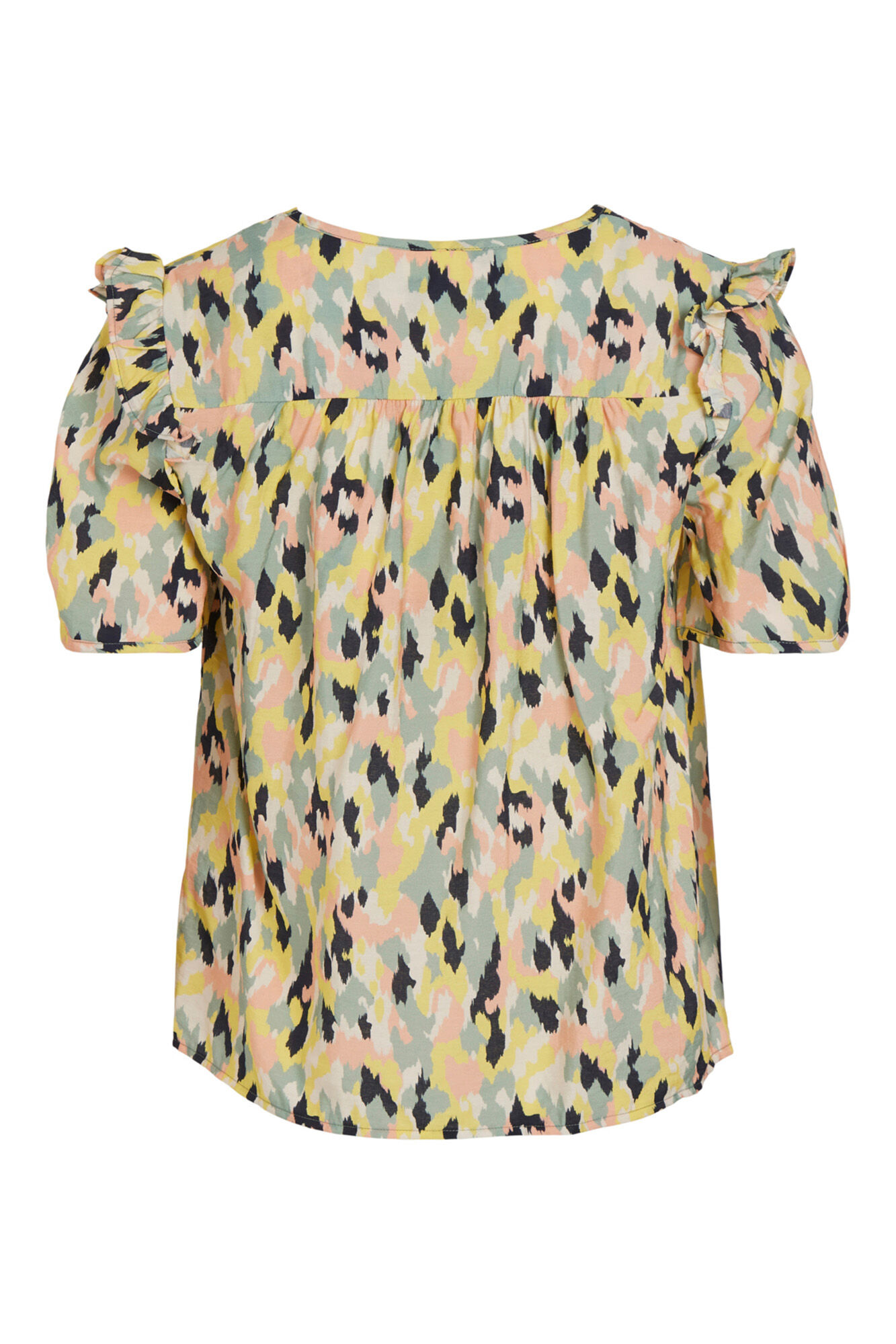 Blusa de manga curta Total Look - Verde